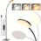 Modern LED Floor Lamp with 360° Adjustable Neck and 3 Color Temperature Modes: Suitable for Reading, Decorating, Living Room, and Bedroom