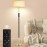 Traditional Floor Lamp With Remote Control And Bulb Included