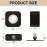 1pc LED Large Magnetic Fixed Lighting Lamp, Can Be Pasted And Can Be Punched, 360 Degree Rotating Light, LED Wall Mounted Reading Lights, Wall Sconces, 3 Brightness Levels, Touch Control