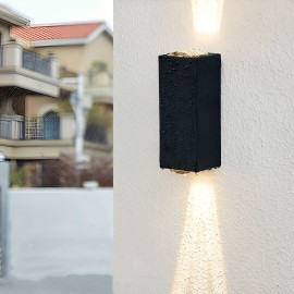 Waterproof Outdoor 3 Beams Wall Light Outdoor Landscape Lights Garden Patio Back Yard Front Door Wall Lamp
