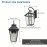 Rustic Outdoor Wall Lantern, Black Finish With Clear Glass Panels, Weather-Resistant Exterior Light Fixture For Porch, Patio, And Entryway, Compatible With E26 Base Bulbs