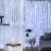 Curtain Lights Battery Operated, 6x3m 600LED Garden Fairy Curtain Lights Outdoor Waterproof with Remote, 8 Modes Waterfall Garden String Lights for Patio Gazebo Party Valentine Decorations