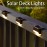 4pcs LED Solar Deck Lights, Outdoor Garden Deck Lights, Pathway Courtyard Terrace Guardrail Step Lights, Landscape Lighting For Outdoor Decorations, For Garden, Yard, Stairs, Pathway