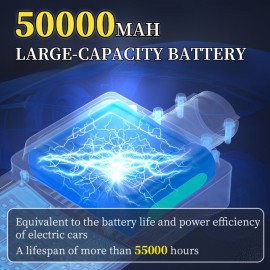 6500W Solar Street Lights Outdoor 500000LM Commercial Parking Lot Light Dusk to Dawn 6500K Solar Security Flood Lights Solar Lamp for Yard Road Basketball Courts