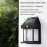 Solar outdoor wall lamp 0 electric charge human body induction three-mode tungsten filament wall lamp garden villa courtyard night lamp rain-proof LED outdoor exterior wall lamp hanging wall type home solar lamp