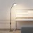 1pc Modern LED Floor Lamp, 6.1 Inch Round Reading Lamp With 208 LEDs, 3 Color Temperature Modes, 10 Brightness Settings, Adjustable 360 Degree Neck, Suitable For Living Room, Bedroom, Office, And Study