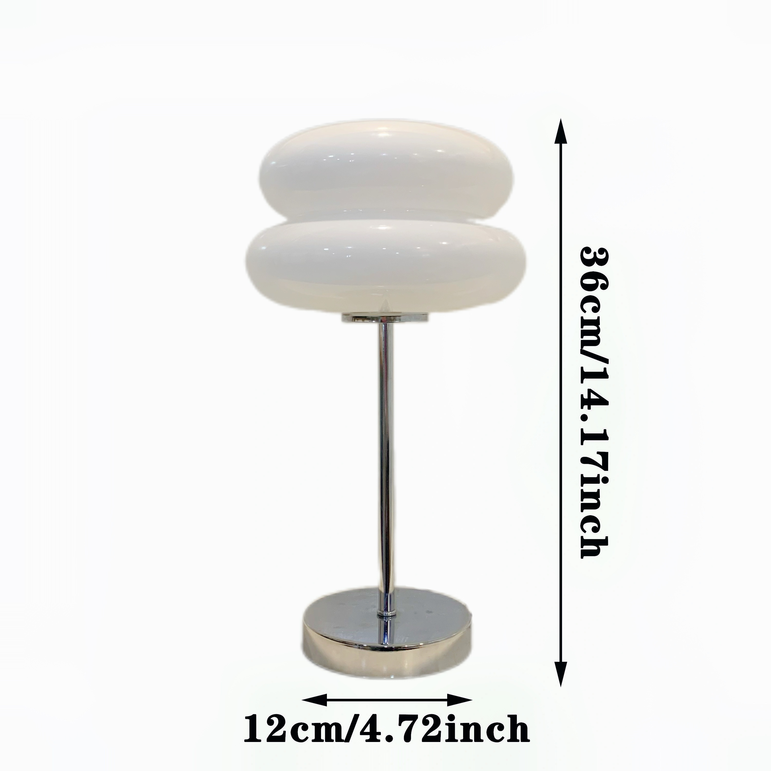 century modern usb powered table lamp solid color metal base glass shade dimmable button control adjustable illumination suitable for living room reading decorative desk lamp with built in led details 2