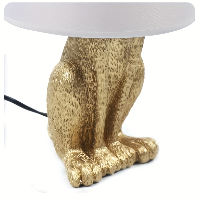 rabbit table lamp modern desk bedroom details 1