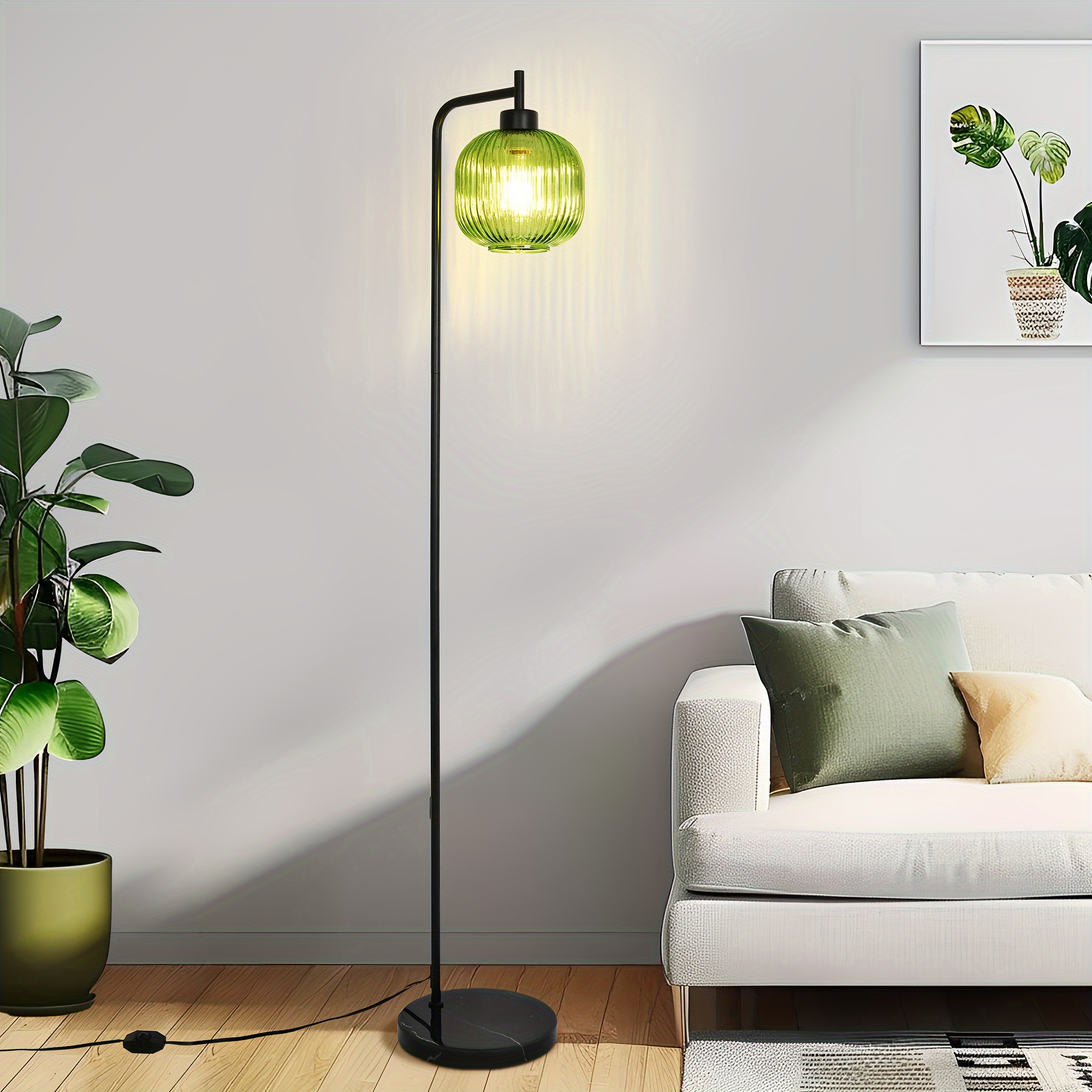 floor lamps for living room bright lighting with glass lampshade modern bright floor lamp e26 base industrial standing lamp for tall pole lamps office details 1