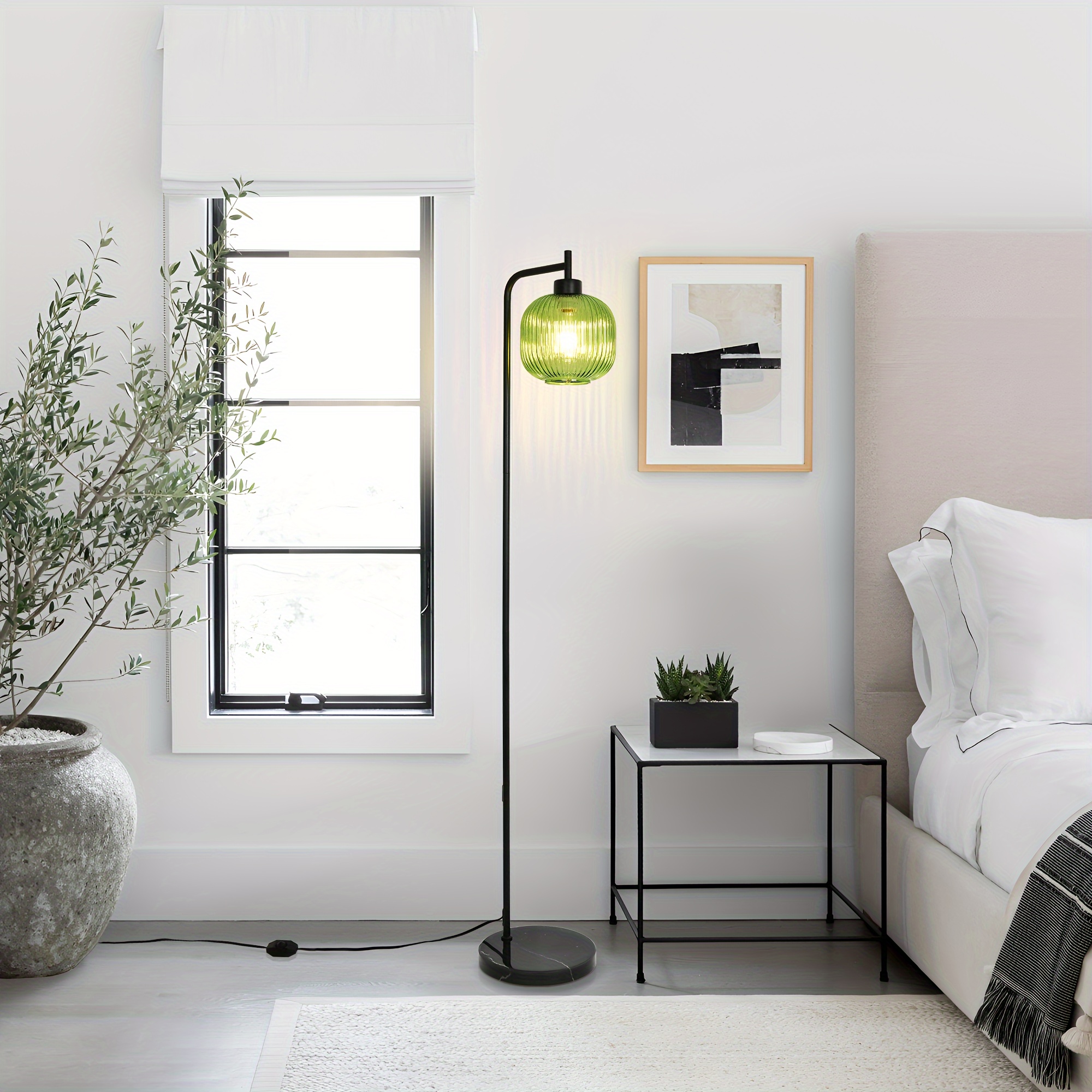 floor lamps for living room bright lighting with glass lampshade modern bright floor lamp e26 base industrial standing lamp for tall pole lamps office details 3