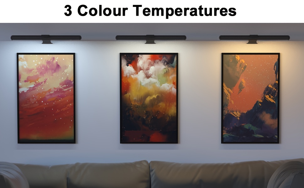12 6 inch led picture light with remote control 4400mah battery powered magnetic art light dimmable timer 300lm modern matte finish semi flush mount with sticker screw installation for board portraits gallery rechargeable lithium battery details 0