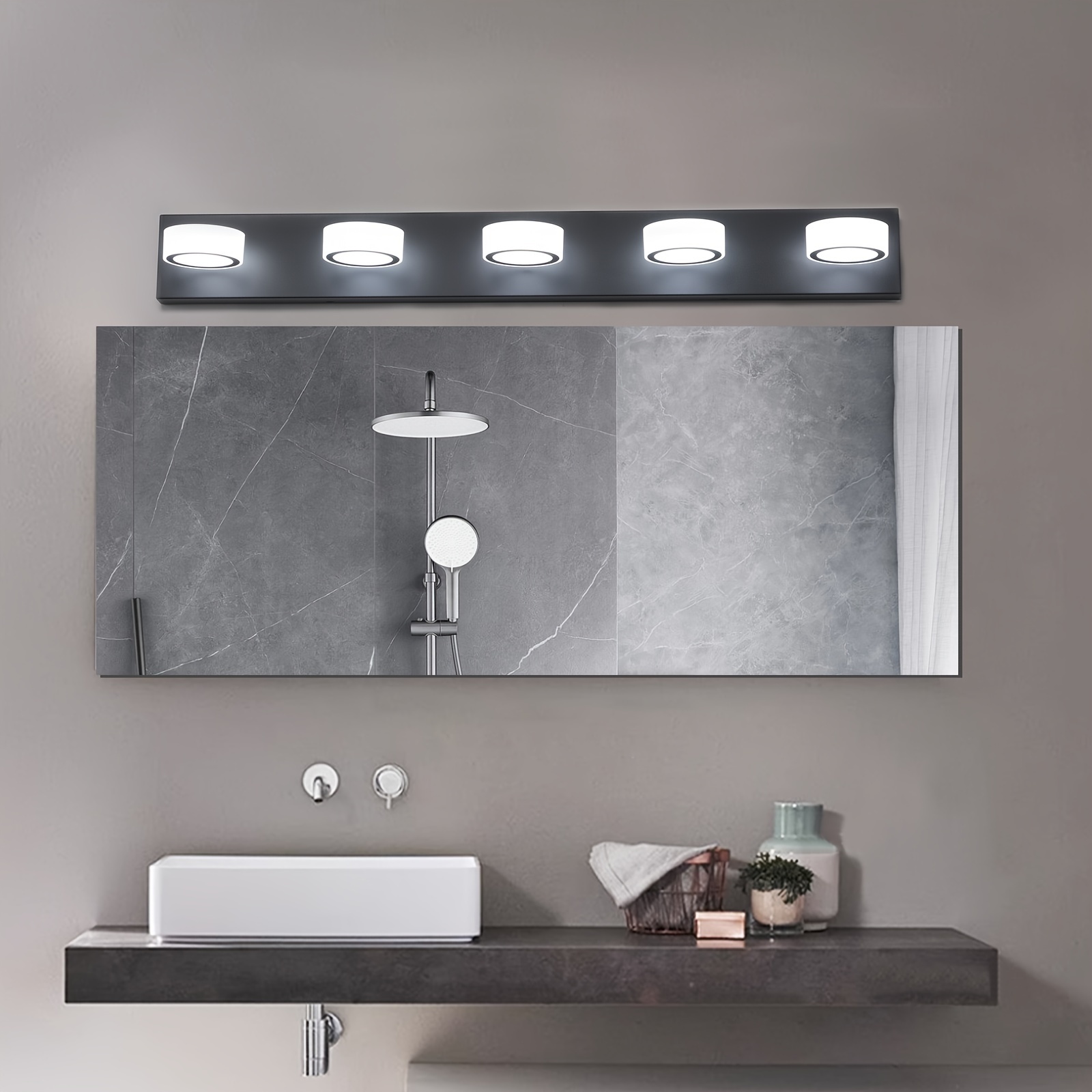 luxury wall mounted bathroom led5 headlight suitable for bathroom bedroom vanity hotel background wall painting decorative light details 0