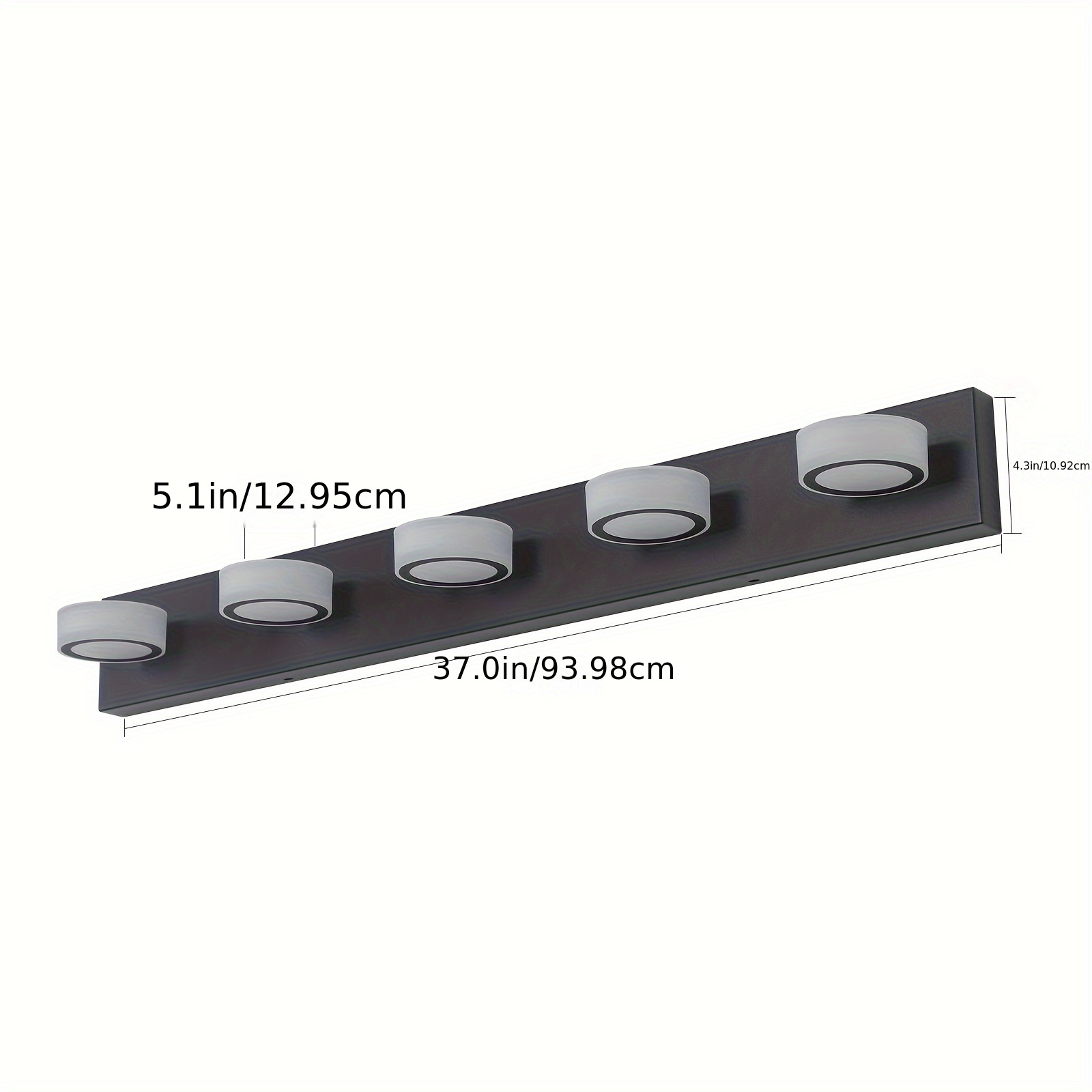 luxury wall mounted bathroom led5 headlight suitable for bathroom bedroom vanity hotel background wall painting decorative light details 2