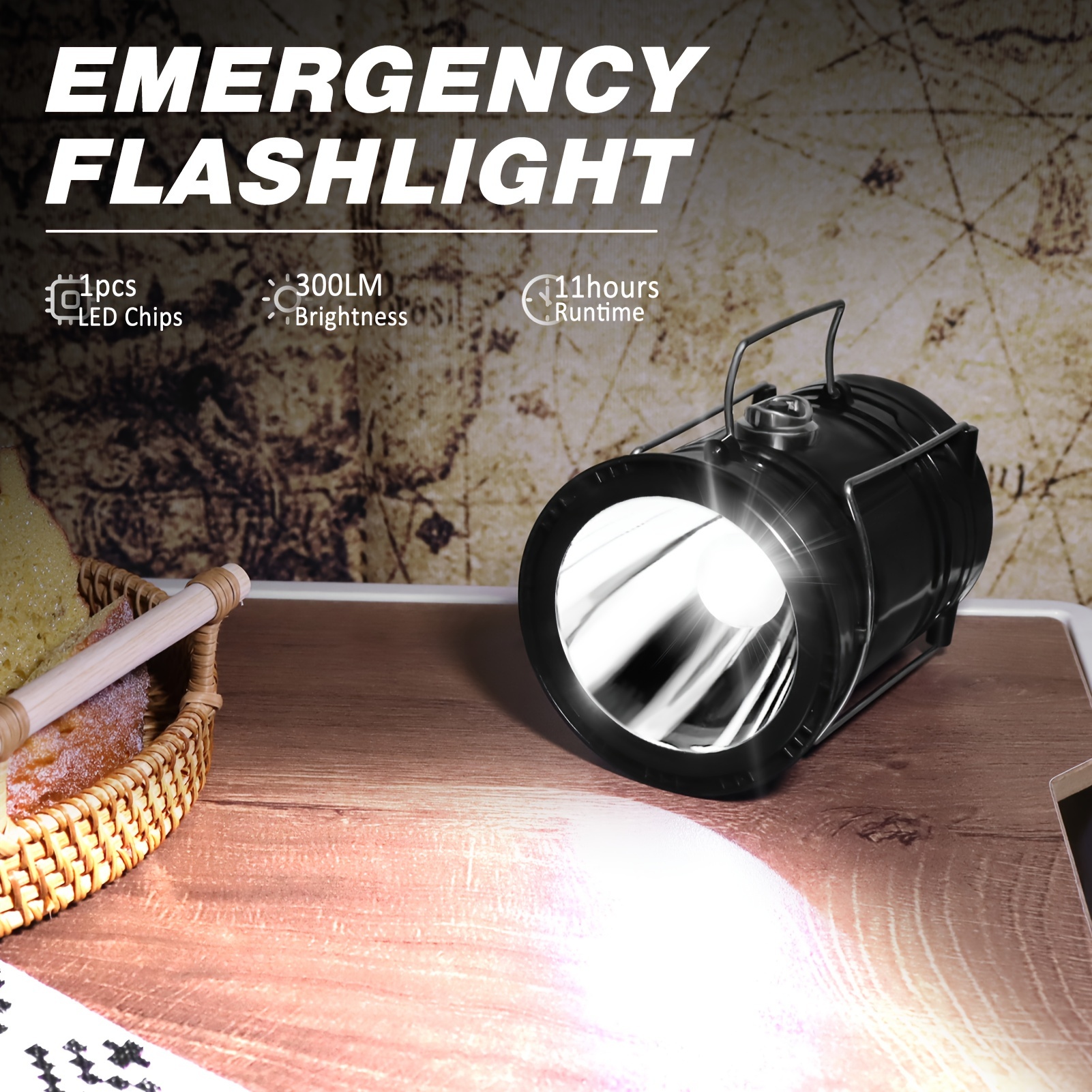 4 pack solar camping lantern collapsible led solar usb rechargeable lantern flashlight emergency hanging lights for camping power outages indoor outdoor details 2