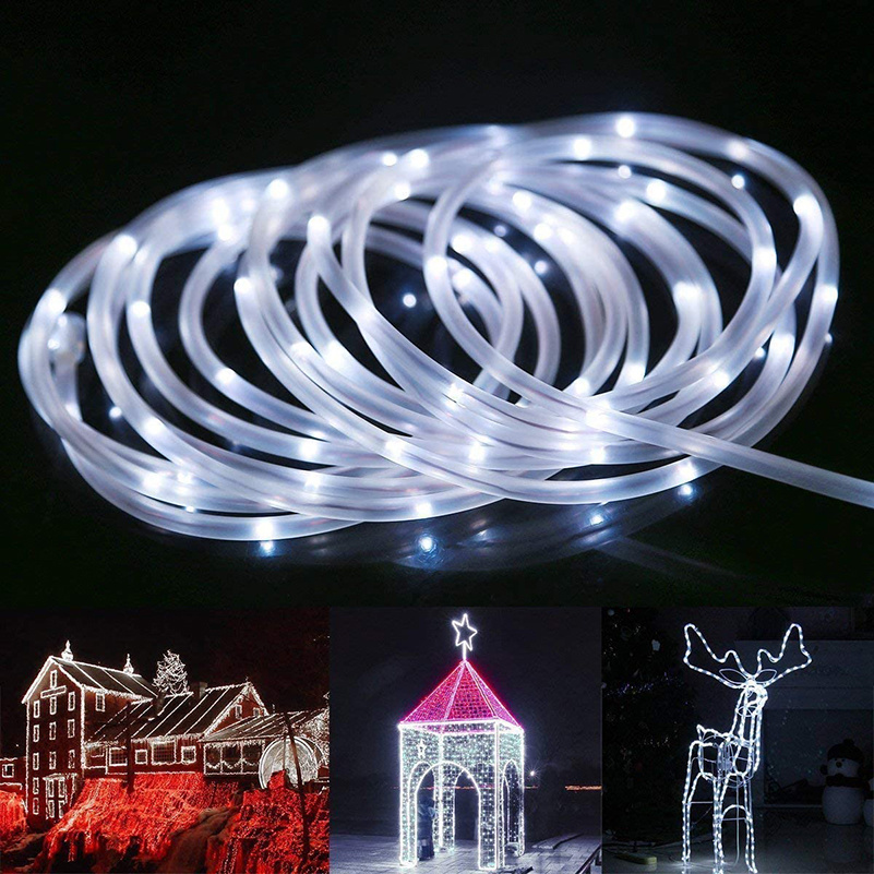 light up your garden with 22m 12m 7 led string lights waterproof tube rope garland for all occasions details 4